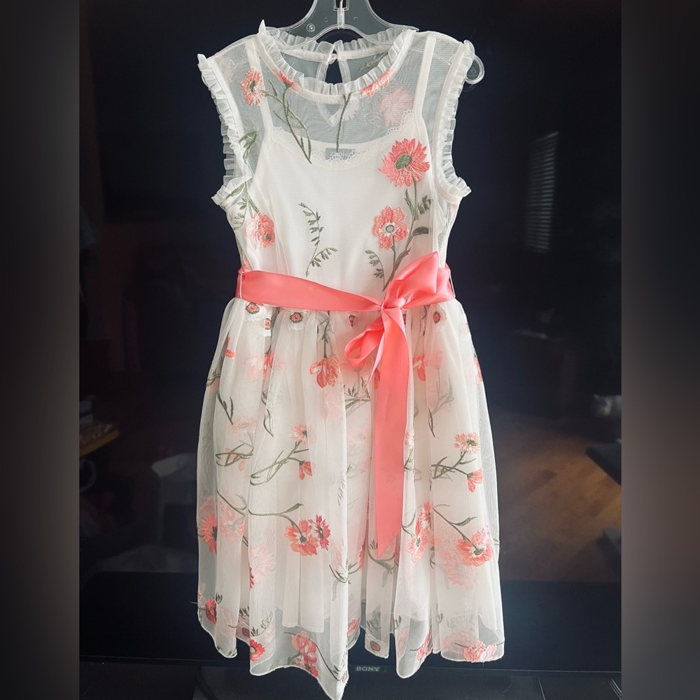 Girls Floral Dress Size 7